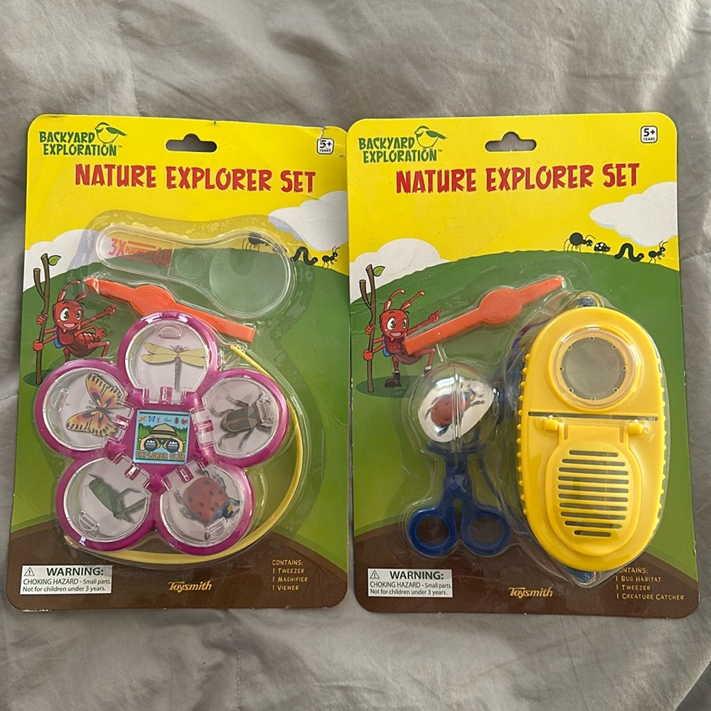 2 Backyard Exploration Nature Explorer Sets Ages 5 years+